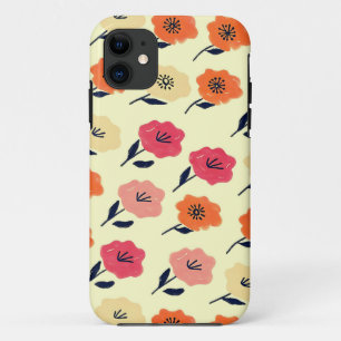 花鮮やか柄 iPhone 11 ケース