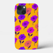 花鮮やか柄 Case-Mate iPhoneケース (裏面)