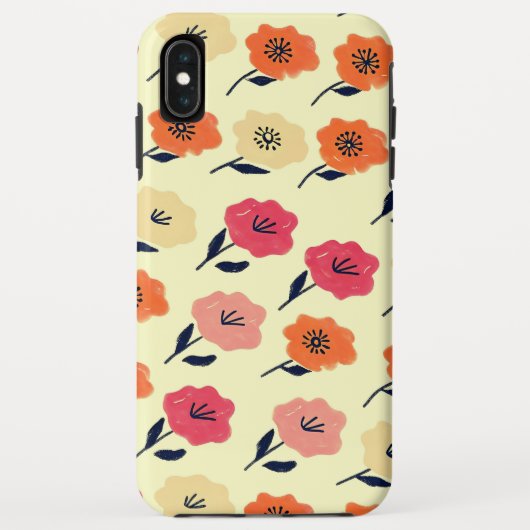 花鮮やか柄 Case-Mate iPhoneケース (裏面)