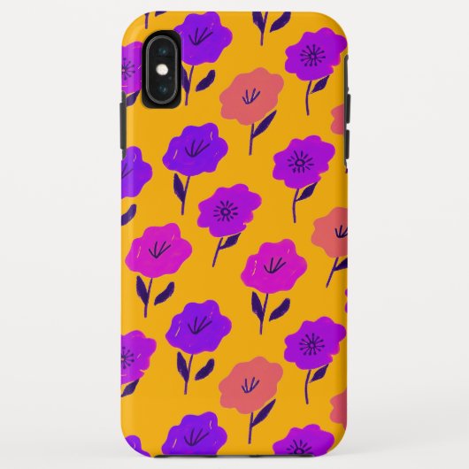 花鮮やか柄 Case-Mate iPhoneケース (裏面)