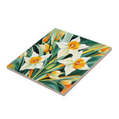 花鮮やか植物 タイル (側面)