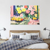 花鮮やか絵画はマテインスパイアス キャンバスプリント (インサイチュ (寝室))