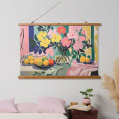 花鮮やか絵画はマテインスパイアス 吊り下げ型タペストリー (寝室)