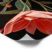 花鮮やか花 ポスター (角)