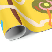 花鮮やか花 ラッピングペーパー (ロールコーナー)