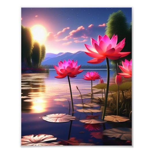 花鮮やか葉のお祝い フォトプリント            (正面)