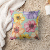花鮮やか装飾用クッション クッション (ブランケット)