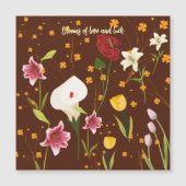 花鮮やか類 マグネット招待状 (正面)