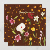 花鮮やか類 招待状 (正面/裏面)