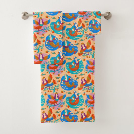 花鳥と人魚 バスタオルセット (インサイチュ)