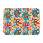 花鳥と人魚 マグネット (横)