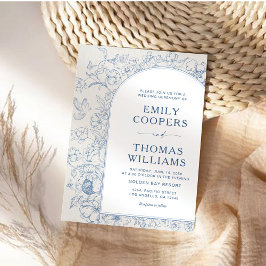 花鳥文様のウェディング 招待状