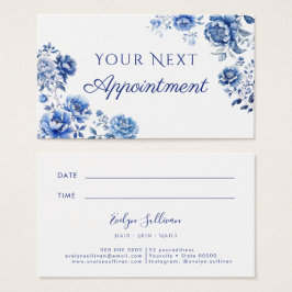 花鳥文様の予約カード