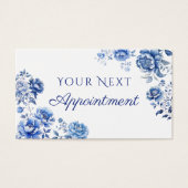 花鳥文様の予約カード (正面)