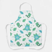 花鳥模様 エプロン (正面)