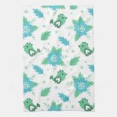 花鳥模様 キッチンタオル (縦)