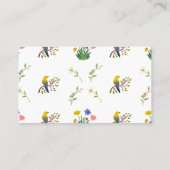 花鳥模様 名刺 (裏面)