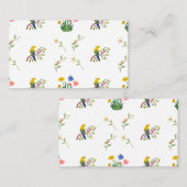 花鳥模様 名刺 (正面/裏面)