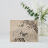 花鳥 – 日本の（江戸時代） ポストカード (スタンド正面)