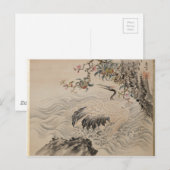 花鳥 – 日本の（江戸時代） ポストカード (正面/裏面)