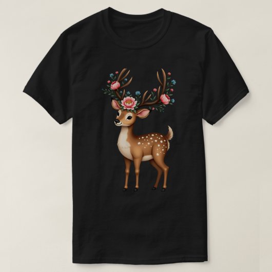 花鹿 Tシャツ (デザイン正面)