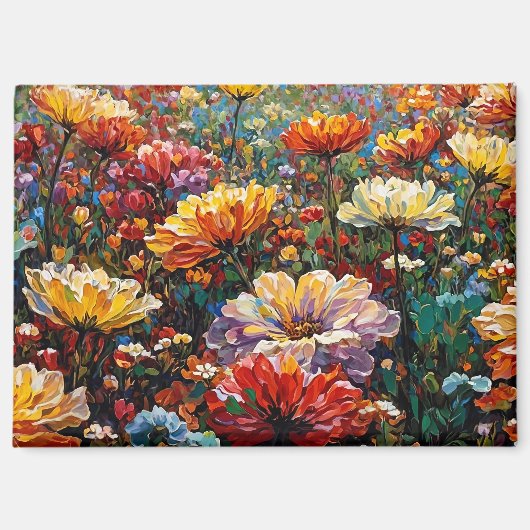 花02 マグネット (正面)