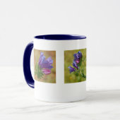 花1が付いているマグ マグカップ (正面左)