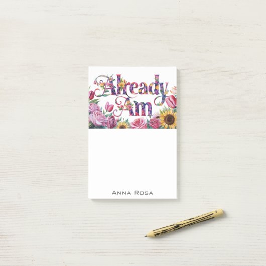 *~*花10 ALREADY AM AP85 Manifest ポストイット (デスク上)