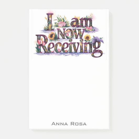 *~*花11私は今AP85の症状を受け取っている ポストイット (正面)