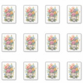 花12杯 シール (正面)