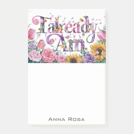 *~*花13 ALREADY AM AP85 Manifest ポストイット (正面)