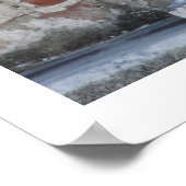 花16x20縁のポスター ポスター (角)