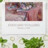 花1906 by Edouard Vuillard キッチンタオル (折り畳み)