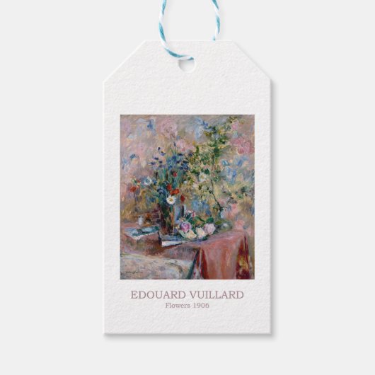 花1906 by Edouard Vuillard ギフトタグ (正面)