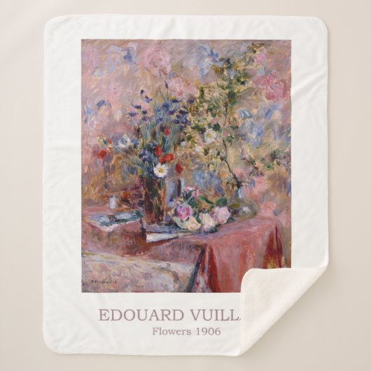 花1906 by Edouard Vuillard シェルパブランケット (正面)