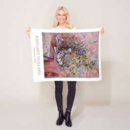 花1906 by Edouard Vuillard フリースブランケット