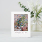 花1906 by Edouard Vuillard ポストカード (スタンド正面)