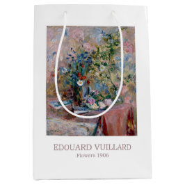 花1906 by Edouard Vuillard ミディアムペーパーバッグ