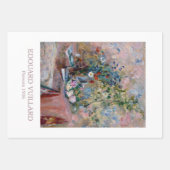 花1906 by Edouard Vuillard ラッピングペーパーシート (正面)