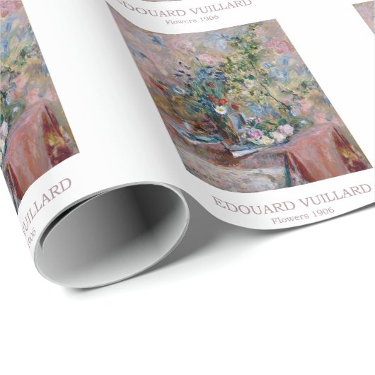 花1906 by Edouard Vuillard ラッピングペーパー (ロールコーナー)