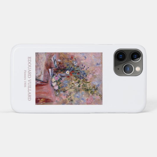 花1906 by Edouard Vuillard Case-Mate iPhoneケース (裏面(横))