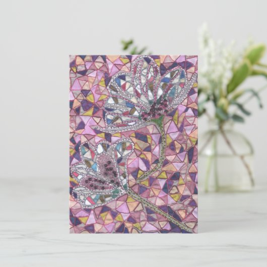 花2本 サンキューカード (スタンド正面)