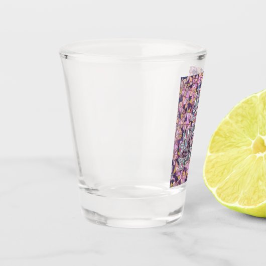 花2本 ショットグラス (左)