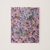 花2本 ジグソーパズル (縦)