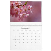 花2018年 カレンダー (2月 2027)