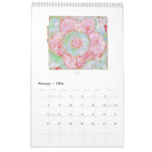 花2025垂直カレンダー カレンダー (2月 2026)