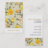 花32 • エレガントな名刺 名刺 (正面/裏面)