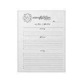 花369顕示方法、引力の法則 ノートパッド (回転)