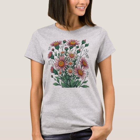花3 Tシャツ (正面)