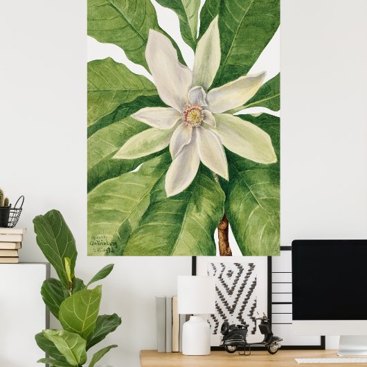 花4 ポスター (ホームオフィス)